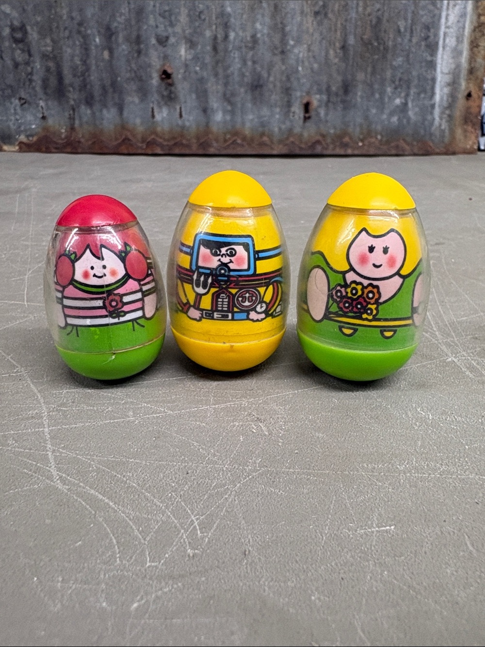 1970s Hasbro Weebles Wobble figures